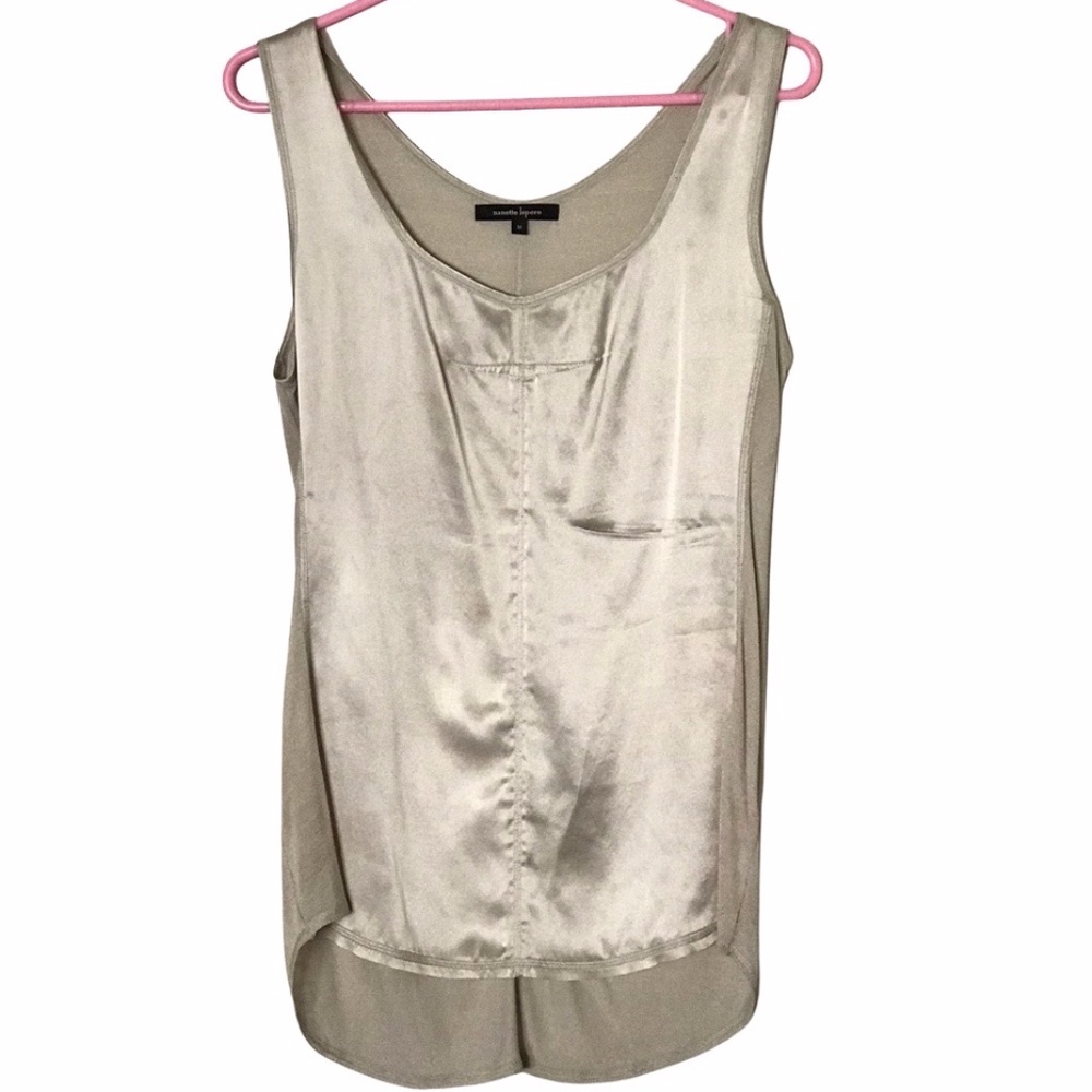 Nanette Lepore Beige/Tan Silk Tank/Camisole - Medium